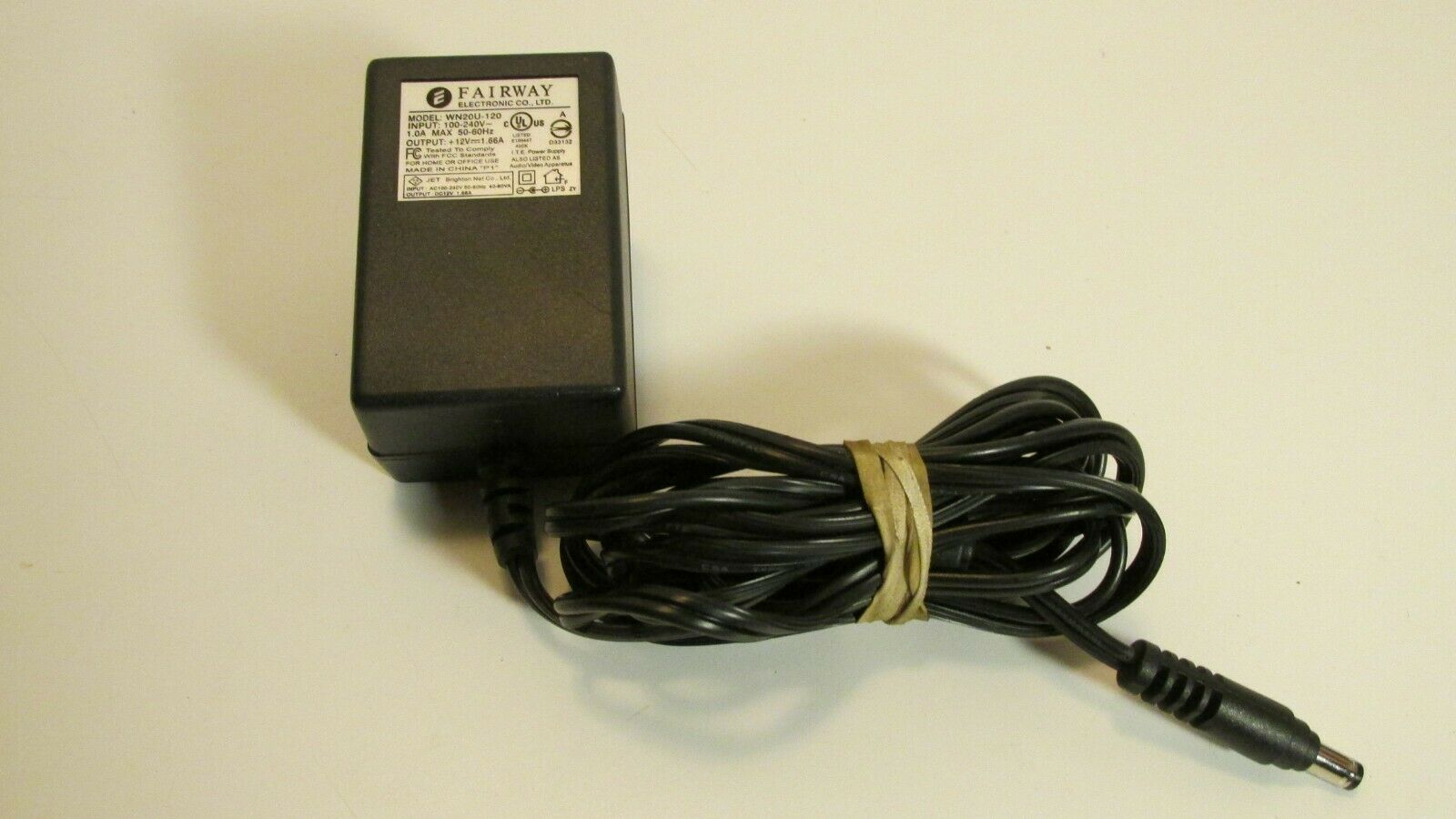 New Fairway WN20U-120 Power Supply DC 12V 1.66A AC Adapter Charger - Click Image to Close